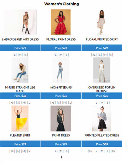 Create Clothing Catalogs, Lookbooks and Line Sheets with Best Templates in  minutes