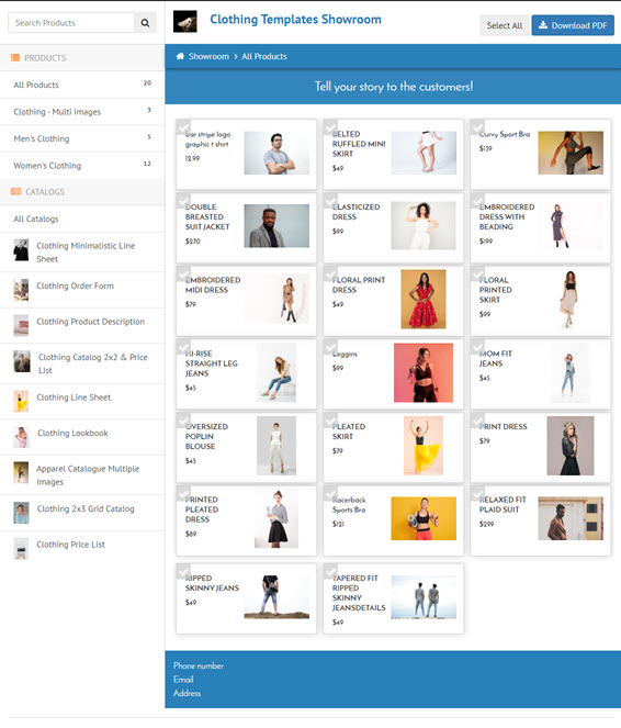 Create Clothing Catalogs, Lookbooks and Line Sheets with Best