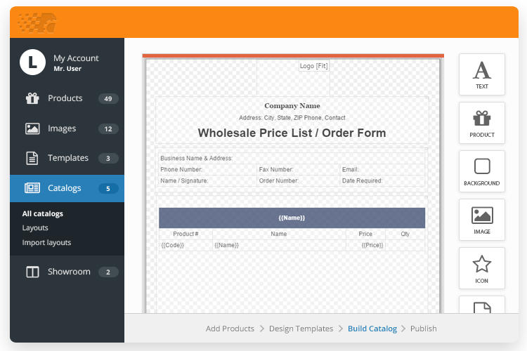 price list templates easily create product price lists catalog
